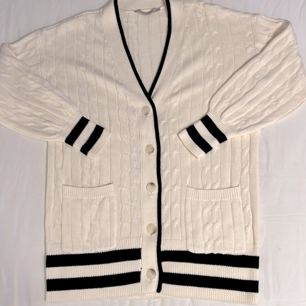 LOFT Cable Knit Cardigan